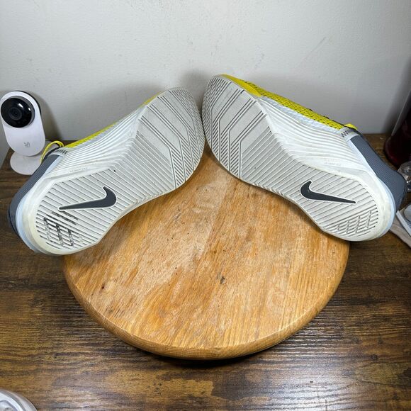 Nike Metcon 6 Bright Citron Yellow Grey Men's Size 11 CK9388-707 - Picture 7 of 8
